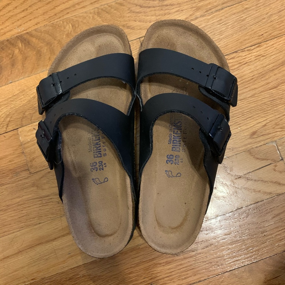 Almost new black Birkenstock